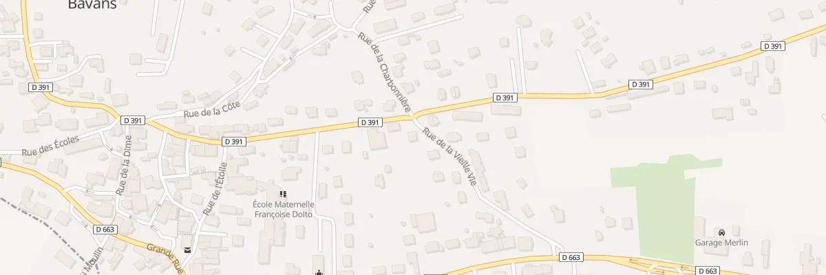 Plan du 18 Rue de la Vieille Vie à Bavans