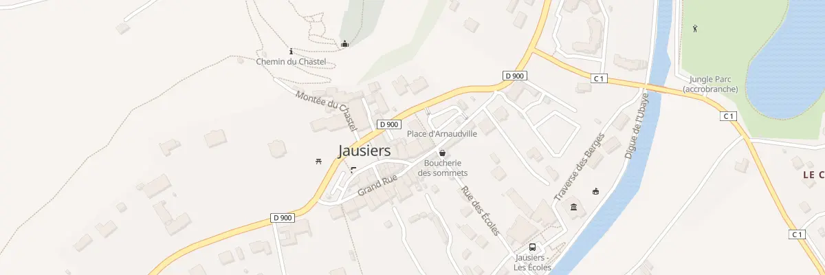 Plan du 4 Grand Rue à Jausiers