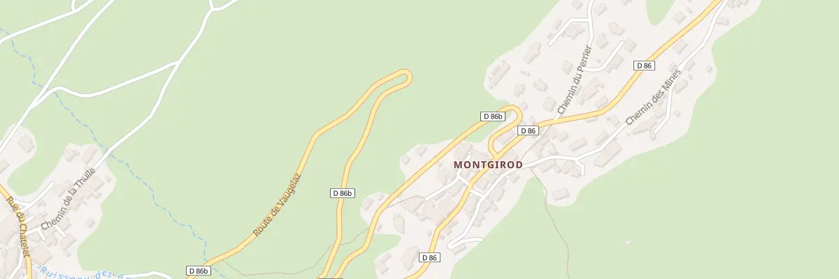 Plan du 208 Rte de Vaugelaz aux Chapelles