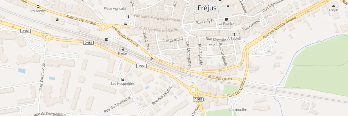 Plan du 20 Pl des JESUITES à Fréjus