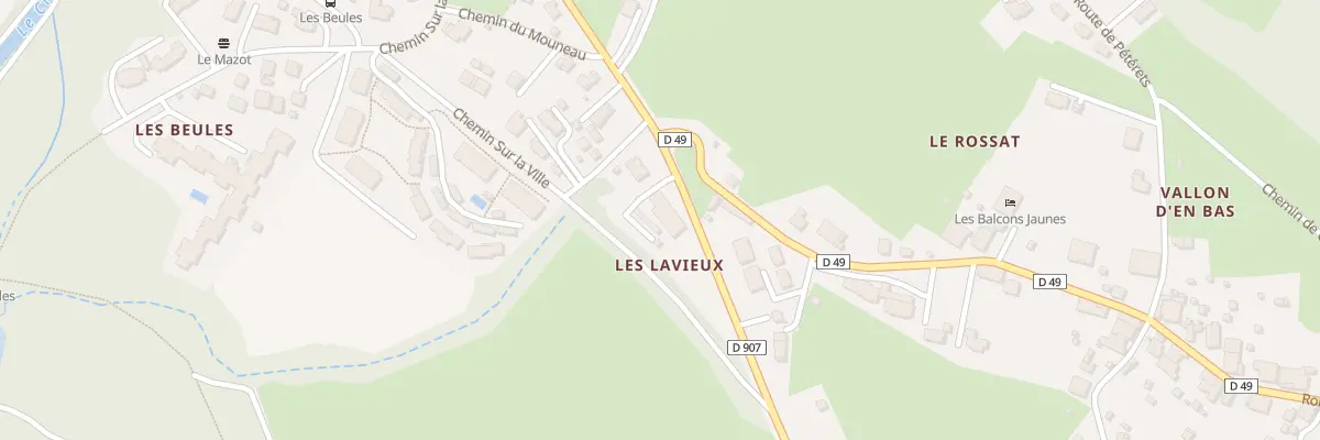 Plan du 864 Rte de Sixt à Samoëns
