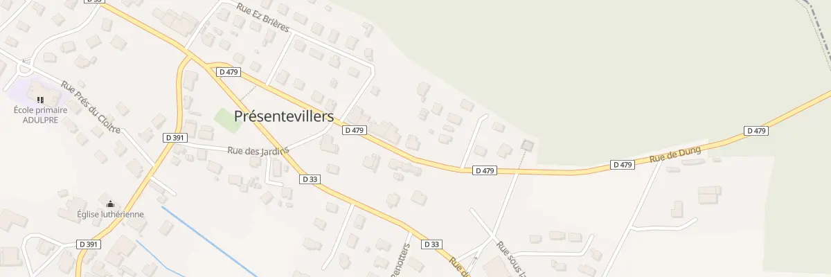 Plan du 31 Rue de Dung à Présentevillers