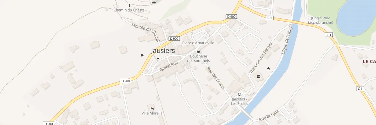 Plan du 11 Grand Rue à Jausiers