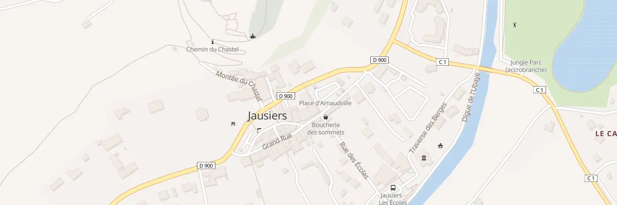 Plan du 2 Grand Rue à Jausiers