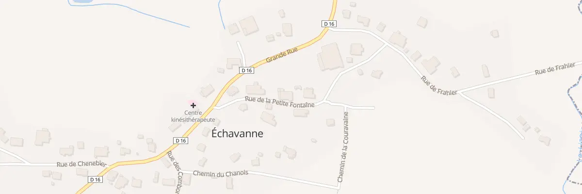 Plan du 5 Rue de la Petite Fontaine à Échavanne