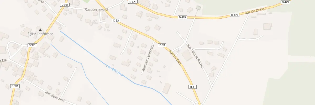 Plan du 1 Rue des Penotters à Présentevillers