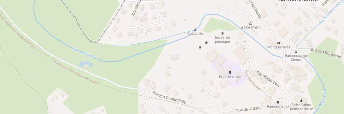 Plan du 14 Rue des Grands Prés à Ramonchamp