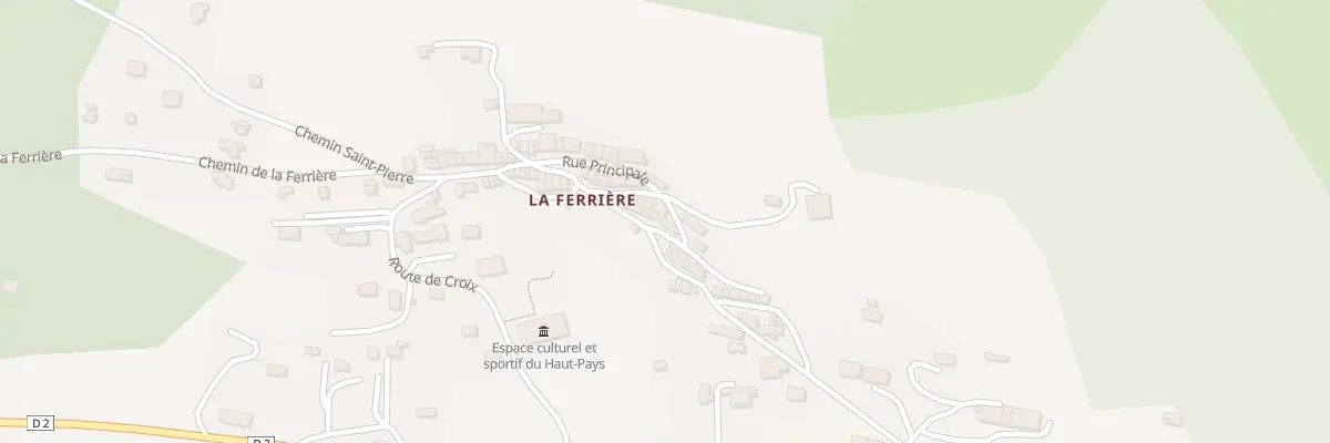 Plan du 204 Rue Principale La Ferriere à Valderoure