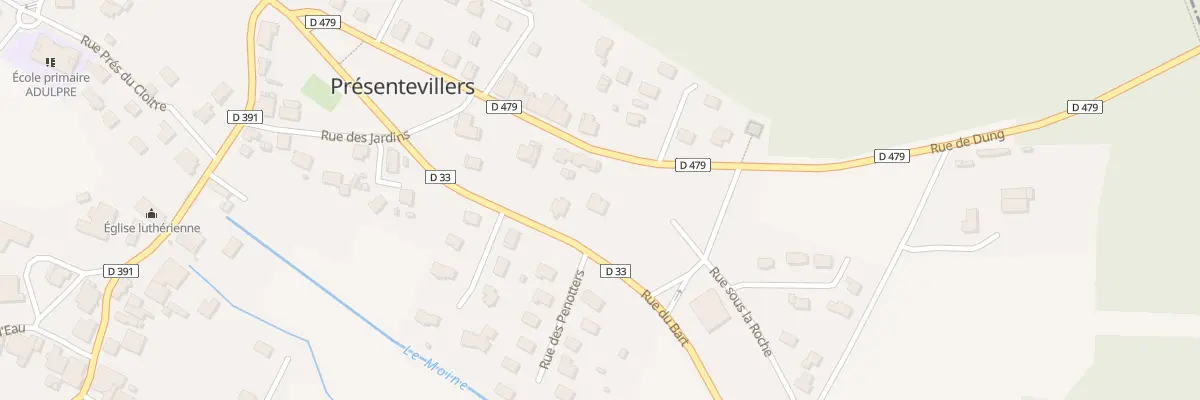 Plan du 6 Rue de Dung à Présentevillers