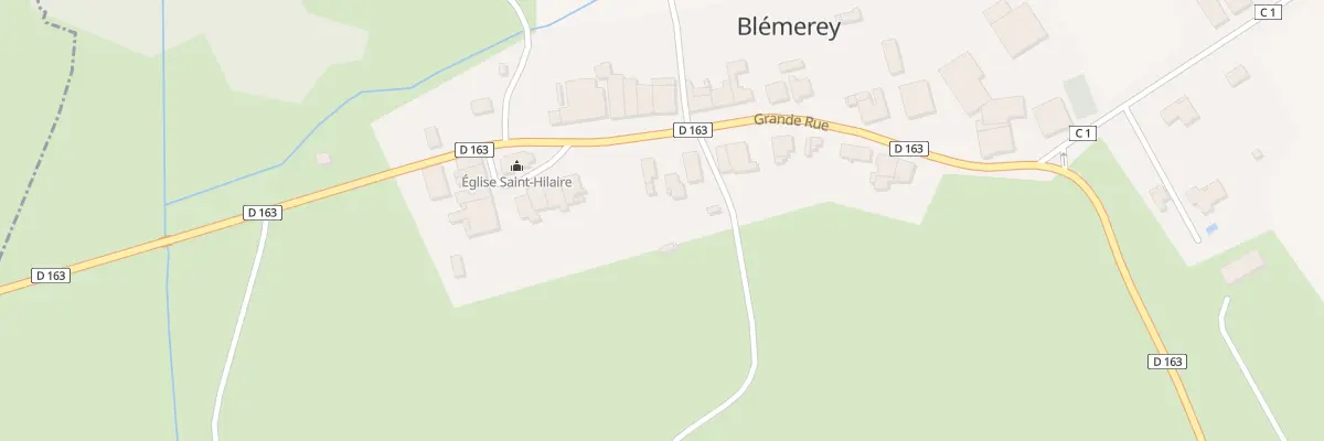 Plan du 14 Grande Rue à Blémerey