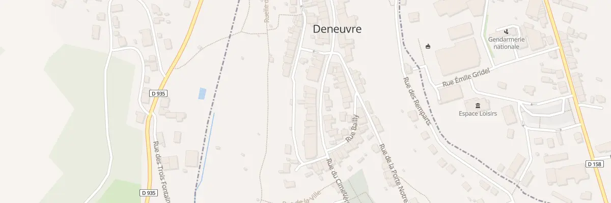 Plan du 52 Grande Rue à Deneuvre