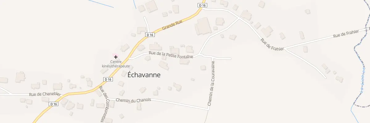 Plan du 4 Rue de la Petite Fontaine à Échavanne