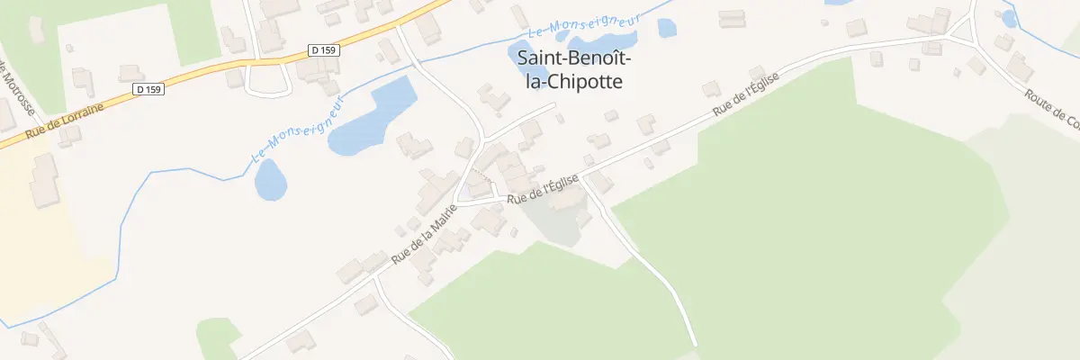 Plan du 5 Rue de l’Eglise à Saint-Benoît-la-Chipotte