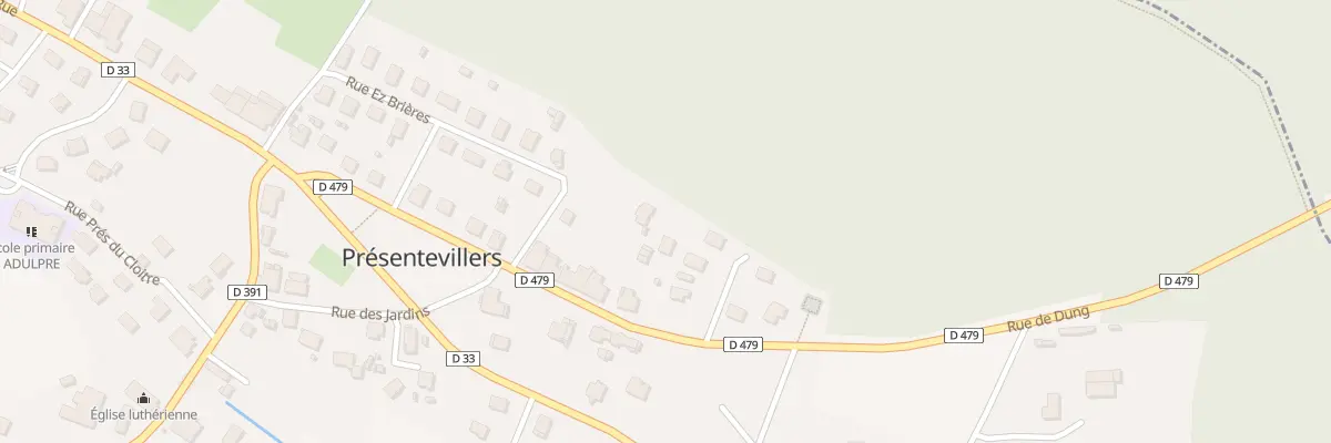 Plan du 33 Rue de Dung à Présentevillers