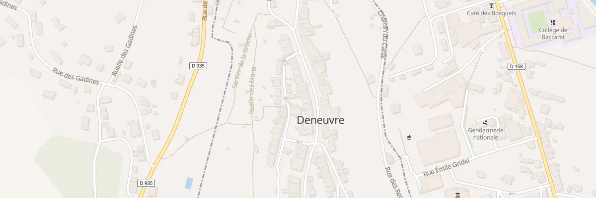 Plan du 26 Grande Rue à Deneuvre