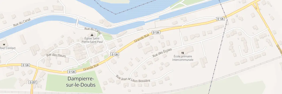 Plan du 9 Gr Grande Rue à Dampierre-sur-le-Doubs