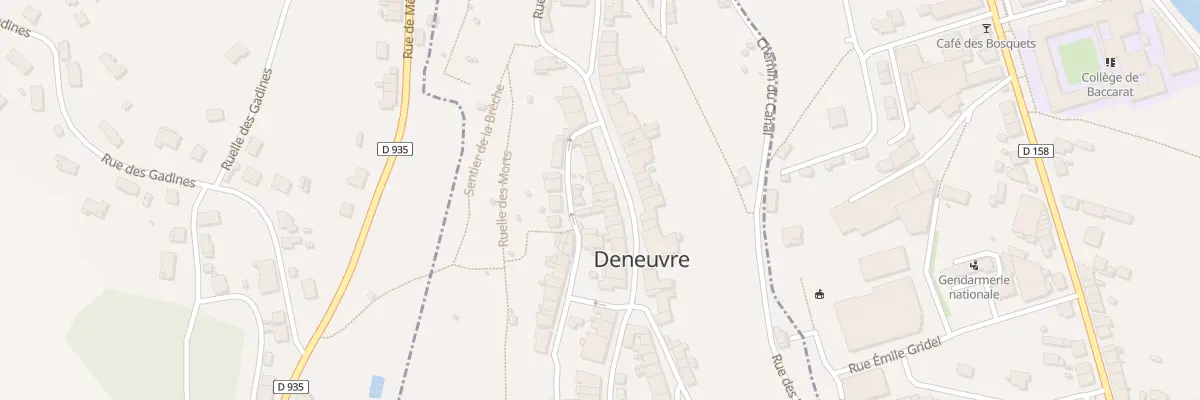 Plan du 22 Grande Rue à Deneuvre