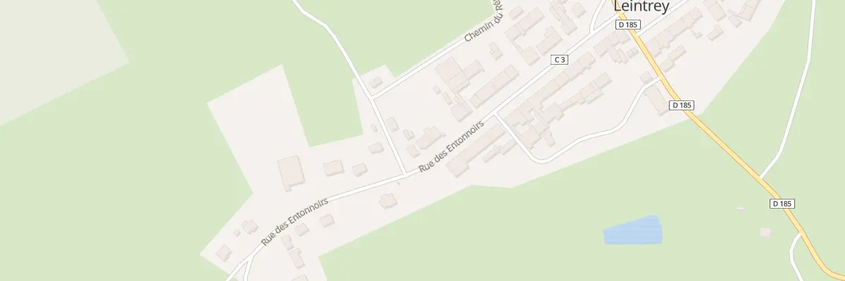 Plan du 46 Rue des Entonnoirs à Leintrey
