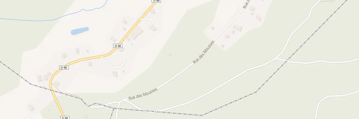Plan du 20 Rue des Mousses à Belfahy