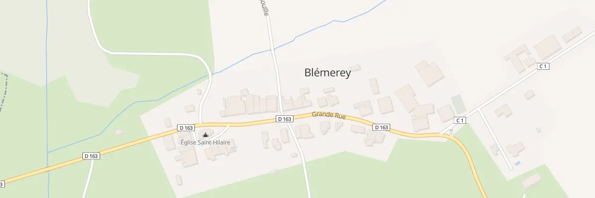 Plan du 9 Grande Rue à Blémerey