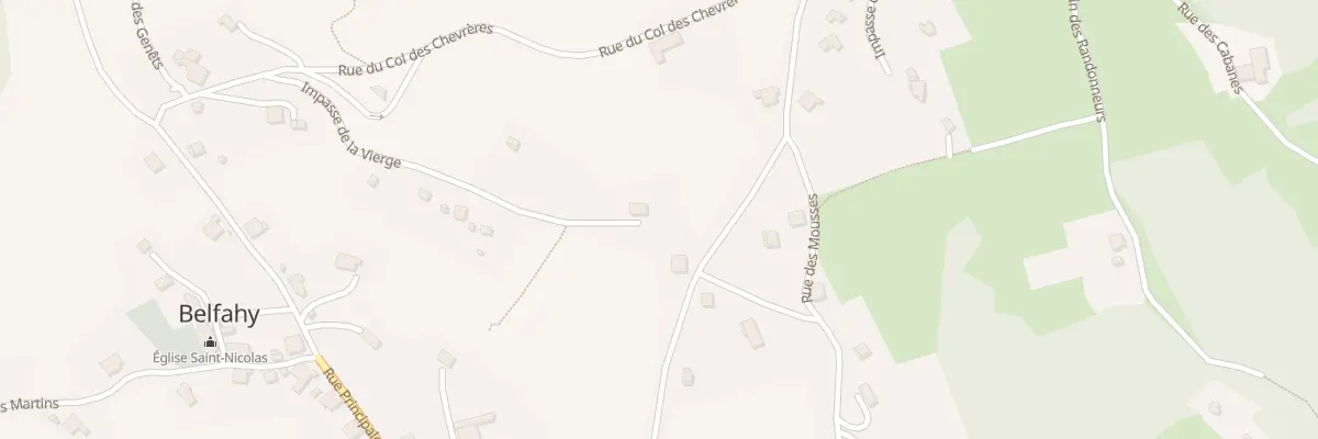 Plan du 5027 Le Plain du Haut à Belfahy