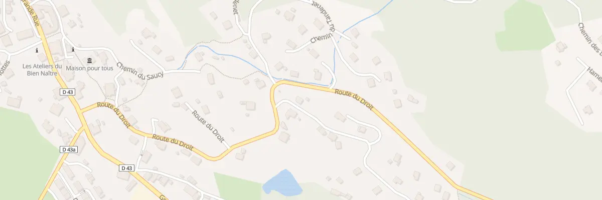 Plan du 1 Che de la Bujenoure à Thiéfosse