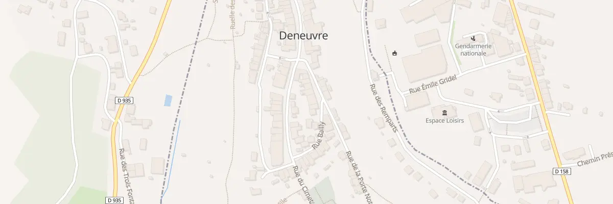 Plan du 10 Rue de la Porte Notre Dame à Deneuvre
