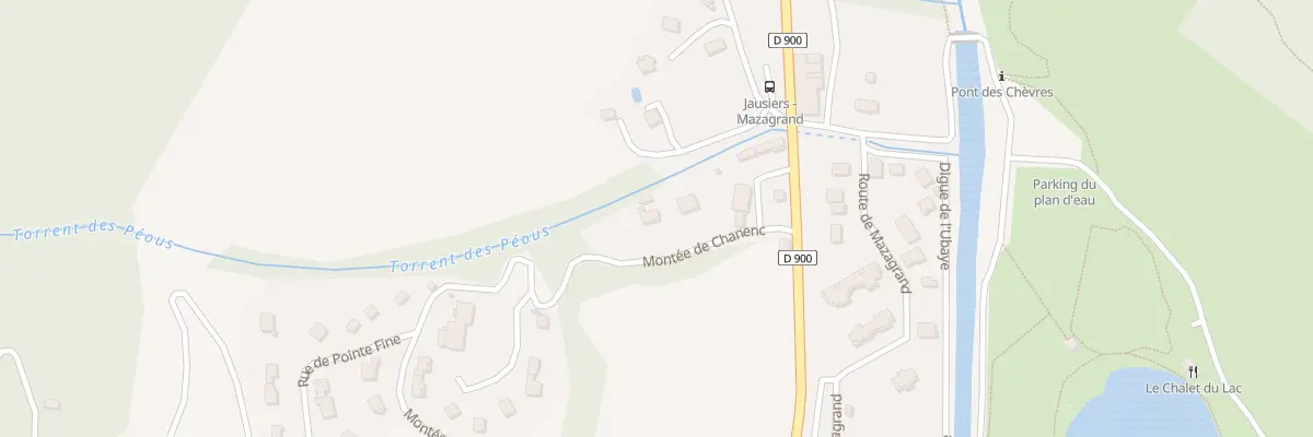 Plan du 7072 Mte de Chanenc à Jausiers
