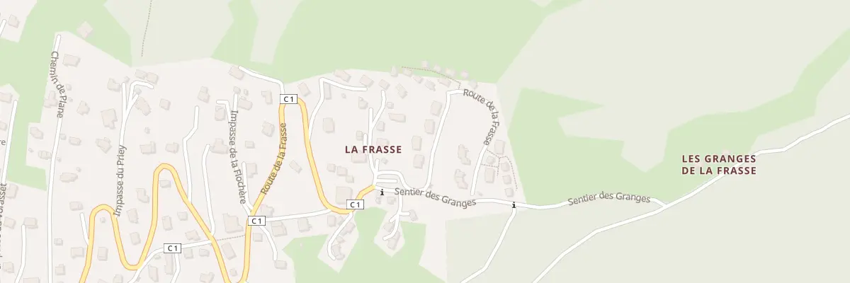 Plan du 1903 Rte de la Frasse aux Contamines-Montjoie