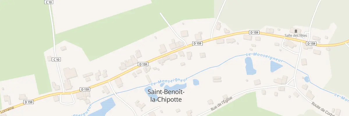 Plan du 14 Rue de la Chipotte à Saint-Benoît-la-Chipotte