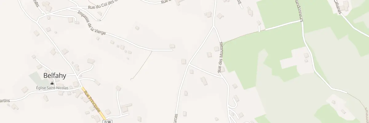 Plan du 5 Rue des Sources à Belfahy
