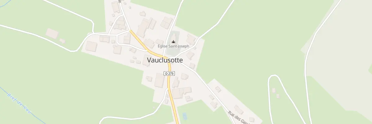 Plan du 5039 Au Village à Vauclusotte