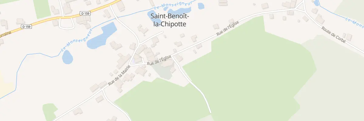 Plan du 6 Rue de l’Eglise à Saint-Benoît-la-Chipotte