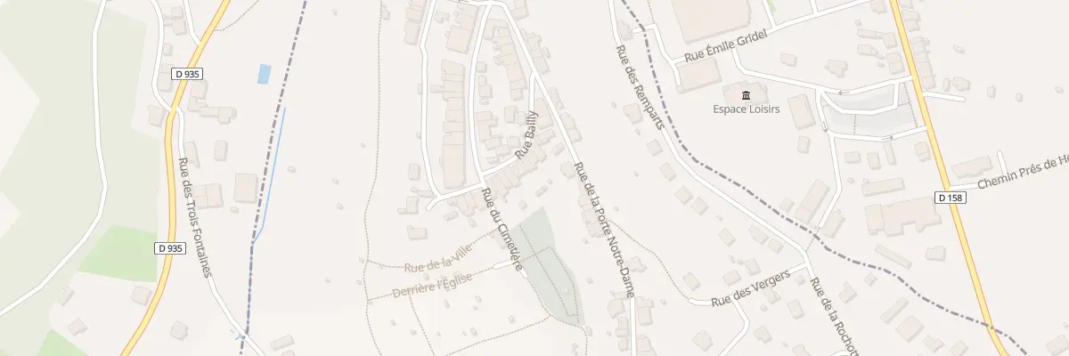 Plan du 11 Rue Bailly à Deneuvre