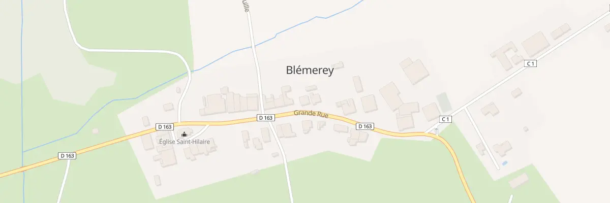 Plan du 5B Grande Rue à Blémerey