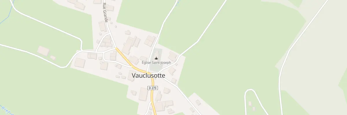 Plan du 1 Rue de la Fromagerie à Vauclusotte