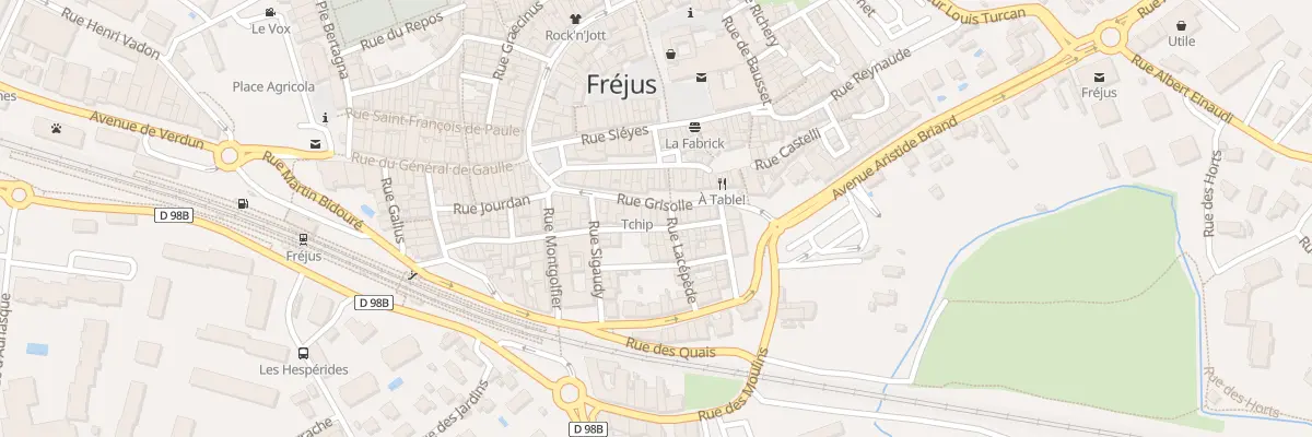 Plan du 84 Rue GRISOLLE à Fréjus