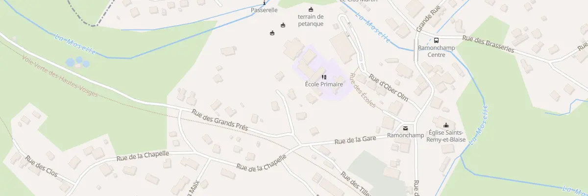 Plan du 2 Rue Camille France à Ramonchamp