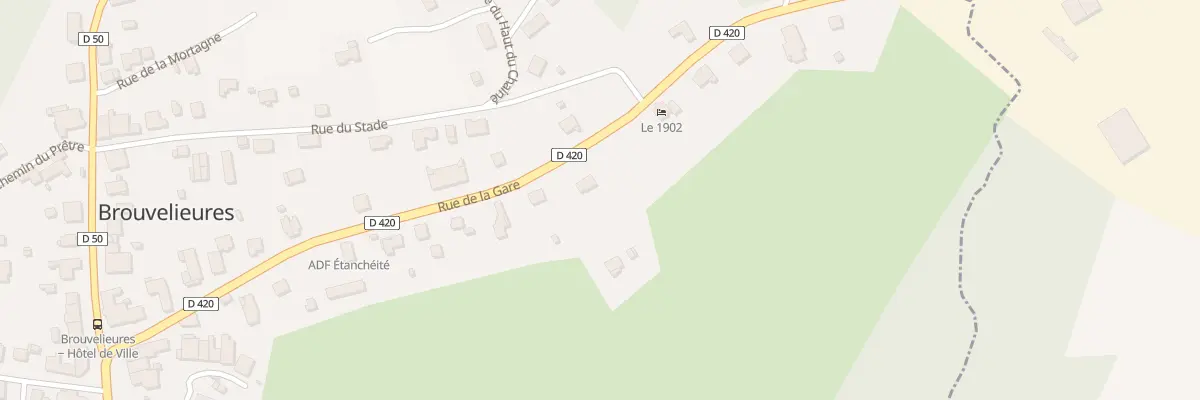 Plan du 26 Rue de la Gare à Brouvelieures
