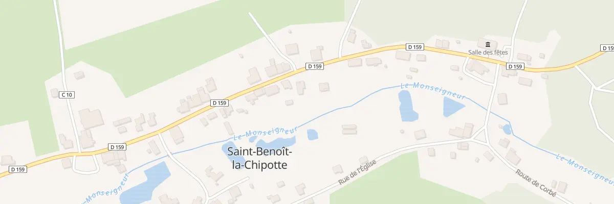 Plan du 18 Rue de la Chipotte à Saint-Benoît-la-Chipotte