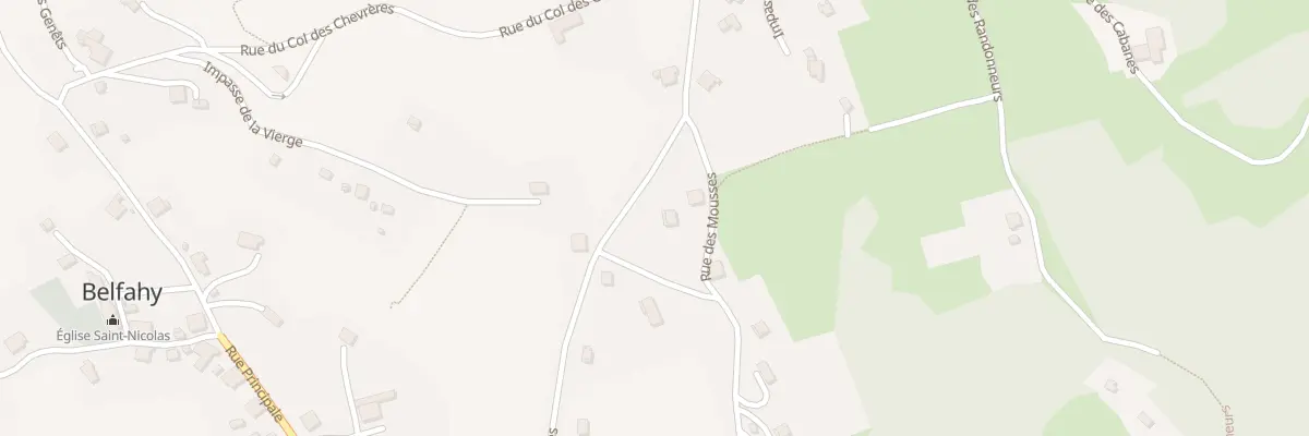 Plan du 6 Rue des Mousses à Belfahy