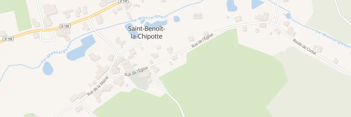 Plan du 8 Rue de l’Eglise à Saint-Benoît-la-Chipotte