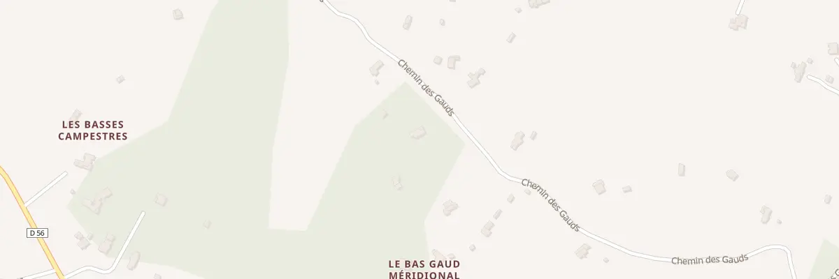 Plan du 2456 Che des Gauds à Mons