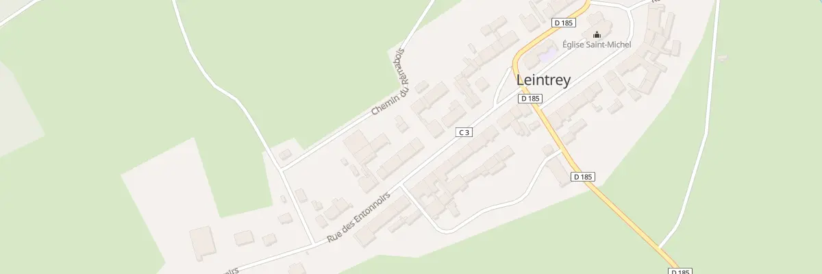 Plan du 34 Rue des Entonnoirs à Leintrey