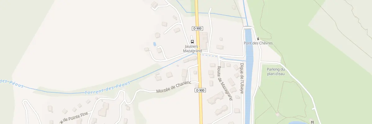 Plan du 413 Av d’Italie à Jausiers