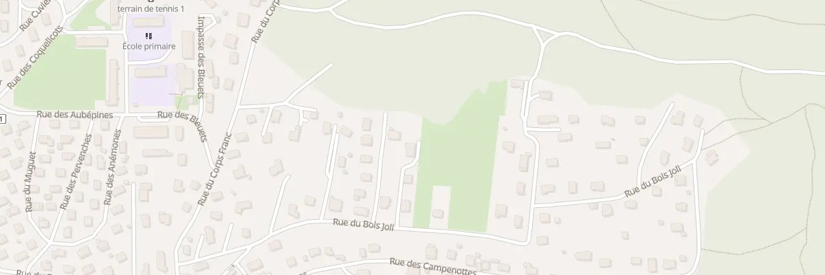 Plan du 35 Rue du Bois Joli à Bavans