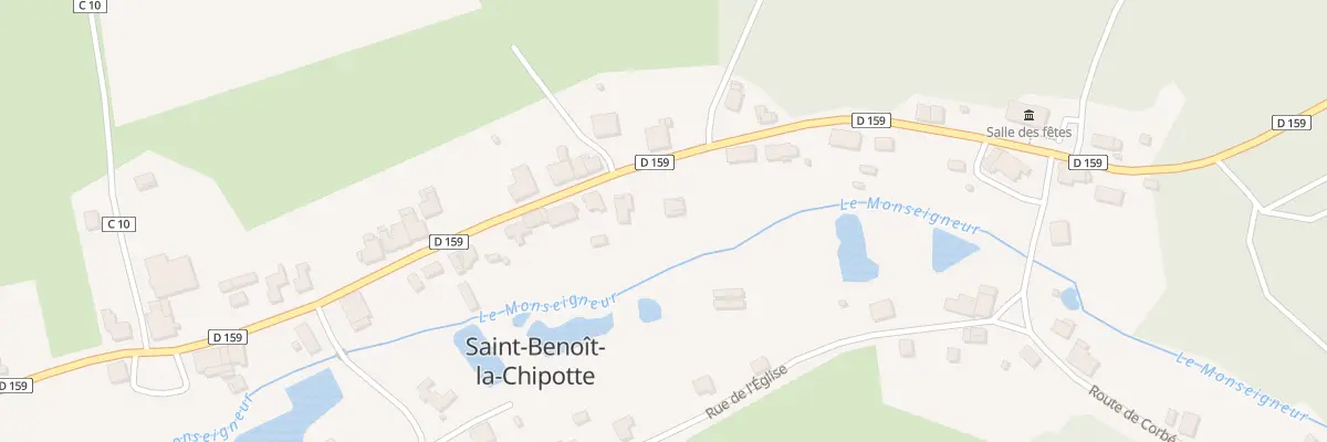 Plan du 5209 Rue de la Chipotte à Saint-Benoît-la-Chipotte