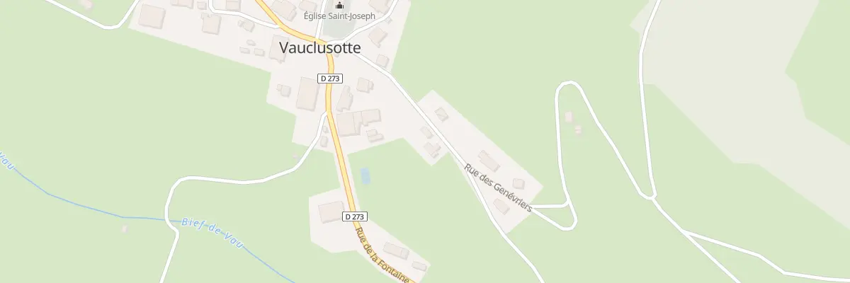 Plan du 4 Rue des Genevriers à Vauclusotte