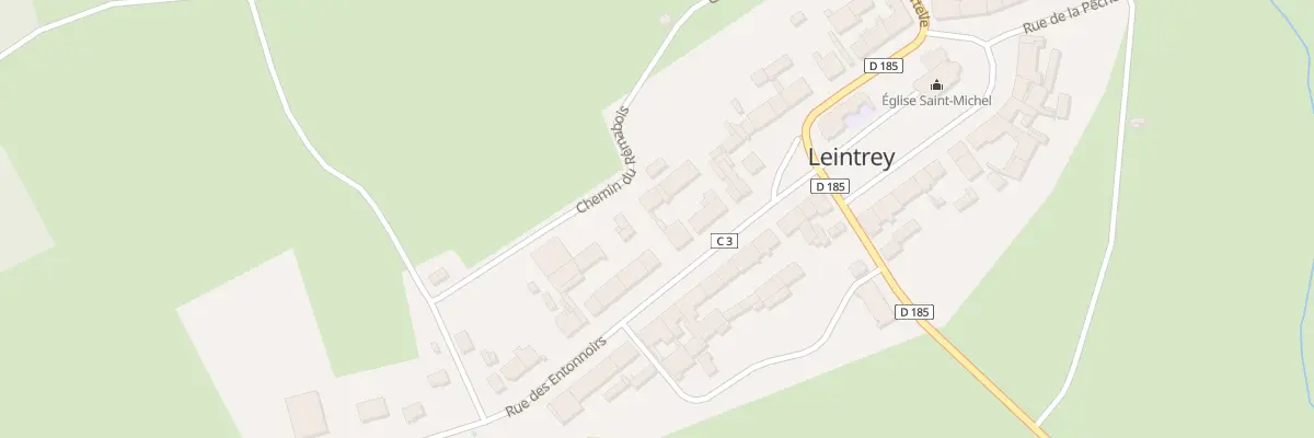 Plan du 60 Rue des Entonnoirs à Leintrey