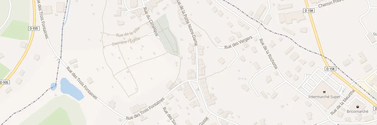 Plan du 36 Rue de la Porte Notre Dame à Deneuvre